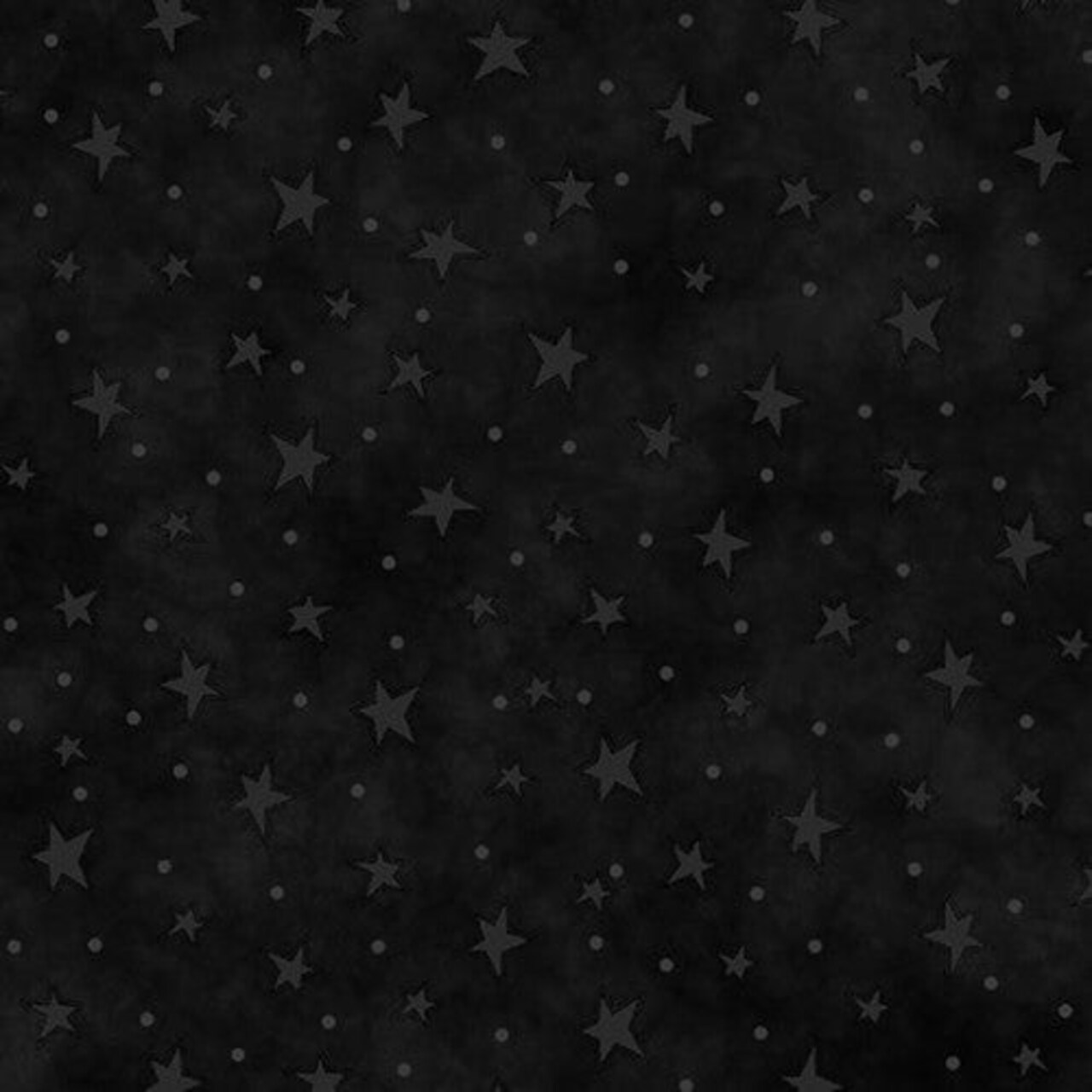 Fabric Henry Glass Black Starry Basics by the Quarter Yard 8294-99